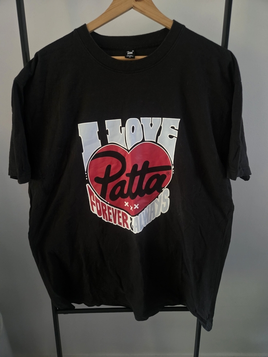 Patta Other - Patta Black Tee with Red Heart Logo